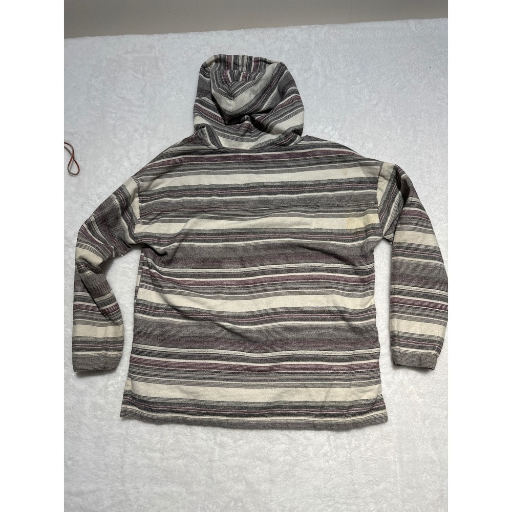 North River Outfitters Striped Hoodie Pullover Pocket Casual Size M - Picture 5 of 7